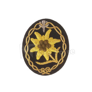 Logotipo de moda personalizado, muestra gratis, nuevo diseño, precio bajo, accesorios de ropa, alambre de lingotes, parches bordados, insignias bordadas - Product Image 1