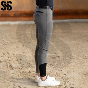 Pantalones de Montar a Caballo para Hombre, de Alta Calidad, Duraderos, Elásticos, Ajustados, para Entrenamiento Ecuestre, Uso en Establos, con Opciones Personalizables - Product Image 4