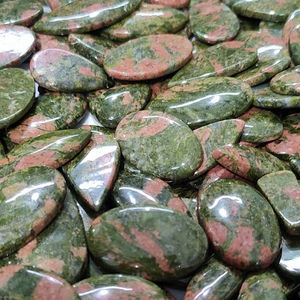 Meilleure vente Unakite Cabochon Semi précieux en gros Lot de pierres précieuses Unakite pour bijoux - Product Image 2