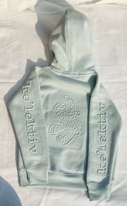 Conjuntos de Ropa OEM para Niños y Niñas de Chándal de Algodón/Poliéster con Sudadera con Capucha y Pantalones Deportivos con Logotipo Personalizado en Relieve 3D - Product Image 6