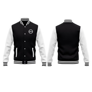 Haute qualité décontracté confortable Lettermen doudoune laine tissu à capuche col motif hiver meilleur Design nouvelle vente en ligne - Product Image 1