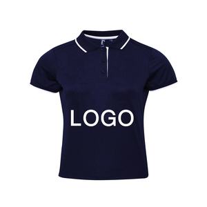 Polo personalizado de la mejor calidad para mujer, precio bajo, venta al por mayor, manga corta, logotipo impreso sostenible, Polo para mujer - Product Image 2
