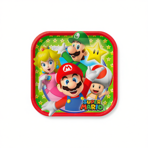 Assiettes jetables Super Mario 18 cm 8 pièces Fournitures de fête - Product Image 2
