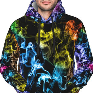 Sudadera con Capucha para Hombre, Diseño Nuevo, Bloques de Color Personalizados, Precio Razonable, Ropa Urbana, Hip Hop, Impresión por Sublimación - Product Image 3