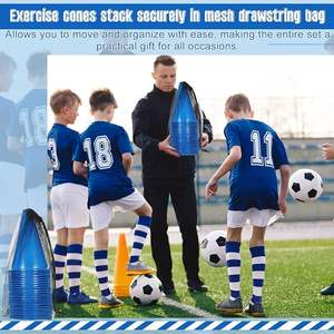 Cônes d'entraînement sportifs en PVC souple, écologiques, durables et de haute qualité pour le football et le soccer (vente en gros) - Product Image 5