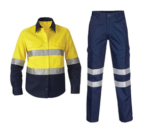 2024 OEM Logo personnalisé vêtements de travail réfléchissants pour électricien combinaison de sécurité vêtements de travail uniforme de sécurité personnalisé pour hommes - Product Image 1