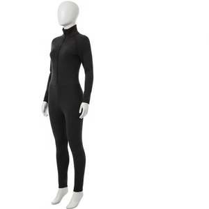 ชุดจั๊มสูทโพลีเอสเตอร์ถักกันน้ำชุดเต็มตัวสำหรับกีฬากลางแจ้งยิมชุดออกกำลังกาย - Product Image 3