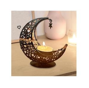 Bougeoir photophore de couleur noire de conception standard et support parfait pour tout bougeoir décoratif festif au prix le plus bas - Product Image 3