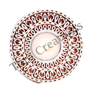 Bougeoir rond élégant en bois pour décoration de Noël et de Pâques Vente chaude pour fonctions de mariage et de décoration intérieure - Product Image 1