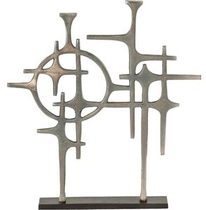 Venta al por mayor 2025 escultura de aluminio tradicional para el hogar moderno Hotel de lujo Decoración de mesa de lujo para boda restaurante uso doméstico - Product Image 3