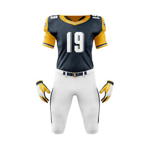 Uniforme de football américain, fourniture directe d'usine, kits d'équipe personnalisés, maillots respirants de performance, pantalons, shorts, grande taille, en vrac - Product Image 6