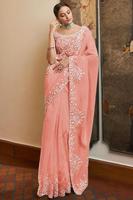 Parti traditionnel indien porter doux Georgette Saree Blouse ethnique meilleure vente tendance Designer en gros femmes de haute qualité