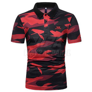 เสื้อโปโลแฟชั่นผู้ชาย ผ้าฝ้ายผสมโพลีเอสเตอร์ เสื้อโปโลผู้ชายสไตล์ใหม่ - Product Image 2