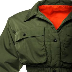 Veste en jean pour femme, coupe courte, deux poches sur le devant, fermeture à pression, rembourrage matelassé, veste bomber pour femme, haute qualité - Product Image 4