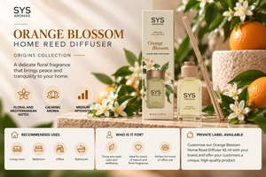 Diffusore di Fragranza al Fiore d'Arancio 45ml con Etichetta Privata OEM |   Fragranza per la Casa Floreale Mediterranea |   Prodotto in Spagna UE - Product Image 3