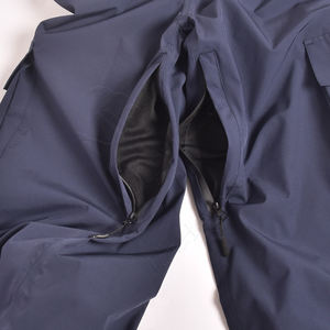 Pantalon de neige unisexe personnalisé de style super baggy 100% polyester nylon tissu isolé imperméable et coupe-vent fermeture à glissière OEM - Product Image 4