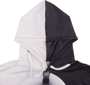 Sweat à capuche surdimensionné en coton mélangé unisexe de haute qualité personnalisable pour les sweats à capuche unisexes à imprimé bouffant pour l'hiver - Product Image 4