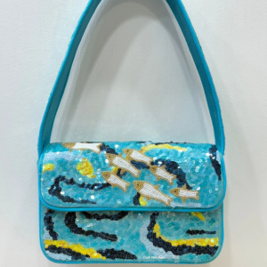 กระเป๋าถือลูกปัดแฟชั่นสำหรับผู้หญิงกระเป๋าถือทำมือ - Product Image 1