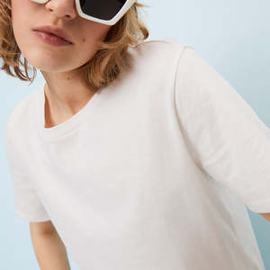 สินค้ามาใหม่ เสื้อยืดคอตตอนคุณภาพสูง พิมพ์ลายได้ตามสั่ง ทรงสลิมฟิต ระบายอากาศได้ดี แห้งเร็ว ไม่ยับง่าย สำหรับผู้หญิง - Product Image 4