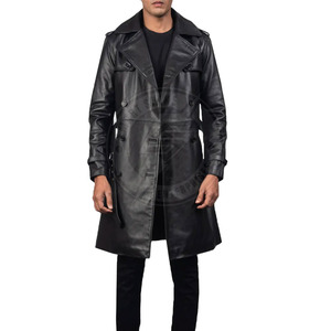 Abrigo de Cuero para Hombre de Alta Calidad al por Mayor, Color Sólido, Transpirable, Colores y Tallas Personalizables, Servicio OEM, Hecho en Pakistán - Product Image 1