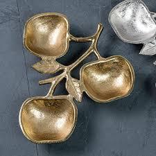 Frutero y Azucarero de Aluminio con Forma de Manzana para Decoración del Hogar, Utensilios de Cocina con Diseño Elegante - Product Image 3