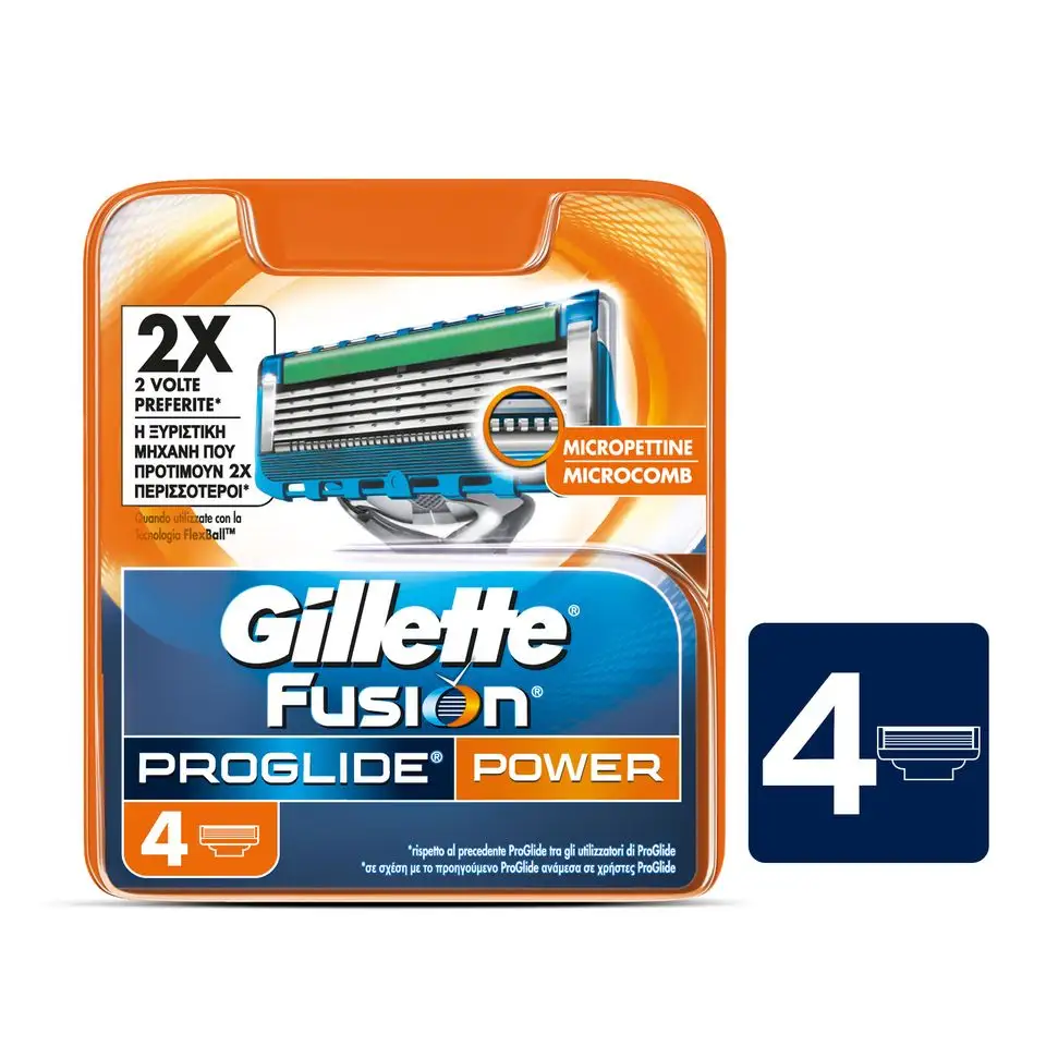 Gillette Fusion5 Heren Scheermes Handvat En 4 Bladvullingen