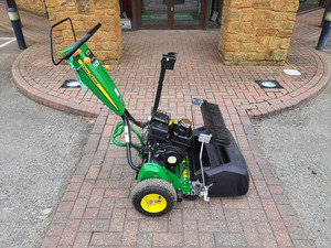Cortacésped Walk Gas Greens con caja de recogida, mango de acero de grado industrial, garantía de 3 años, para campos de golf y fairways, OEM ODM - Product Image 4
