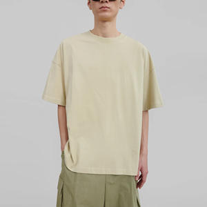 Camiseta Corta Moderna de Corte Cuadrado, 180 GSM, 100% Algodón, Suave, Cómoda, Transpirable, Ropa Casual de Verano, Fabricante de Marca Privada OEM - Product Image 6