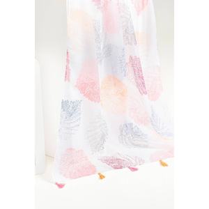 ผ้าพันคอไหมชีฟองซาตินลายเรขาคณิตพิมพ์ดิจิทัลสำหรับผู้หญิง ผ้าพันคอยาวหลายสีสันสำหรับฤดูใบไม้ผลิ - Product Image 3