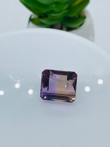 AA พลอย tanzanite รูปแปดเหลี่ยม14X16มม. 22กะรัตพลอยหลวมได้รับการรับรองจากบุคคลที่สามเล่นสีม่วง - Product Image 2