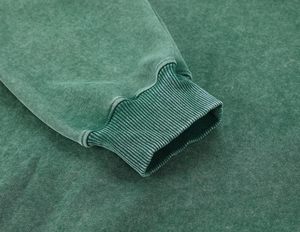 Sudadera con capucha para hombre de alta calidad, forro polar de invierno con diseño desgastado, lavado con ácido, teñido liso, MOQ bajo, patrón sólido - Product Image 4