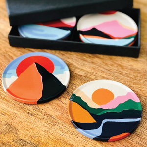Posavasos de madera de arte tradicional, técnica pulida para regalos decorativos de inauguración de la casa, artesanías de madera, cajas de madera y letreros de pared - Product Image 2