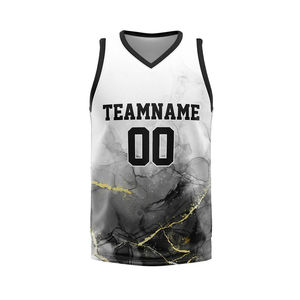 Maillot de basket-ball à impression entièrement personnalisé fabriqué par des professionnels bas quantité minimale de commande Sportswear Basketball Jersey Service OEM - Product Image 1