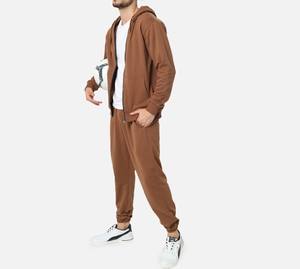 Logotipo personalizado de alta calidad Gsm 400 Jogging Trajes Zip up High Fashion Men Sport Chándal Poliéster Windbreaker Streetwear - Product Image 2