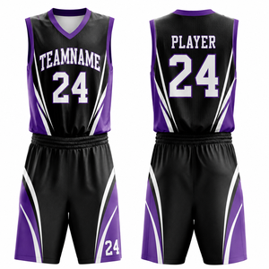 Fabricant d'ensembles d'uniformes de basketball personnalisés – Maillots et shorts de basketball sublimés pour équipes, kits d'entraînement pour adultes et jeunes (avant) - Product Image 1