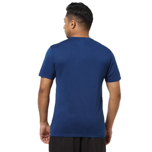 เสื้อยืดผ้าฝ้าย100% สำหรับผู้ชายพิมพ์ลายทรงหลวมเสื้อยืดแขนสั้นคอกลมสีทึบเสื้อนุ่มสบาย2025 OEM - Product Image 4