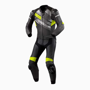 Combinaison de course moto en cuir respirante de haute qualité avec poches, personnalisable, en vente - Product Image 2