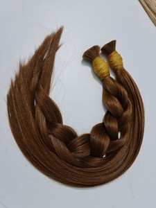 Ready Ship Bulk 100% Virgin Vietnamese Remy Human Hair Natural Straight Extensions Reliable Curly <b>Wigs</b> Unprocessed <b>Braiding</b> Hair - Product Image 6