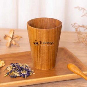 Rustic Wooden Glass Eco Drinkware for Home Kitchen Dining Decor and Daily Use by Tradebyd - Product Image 2