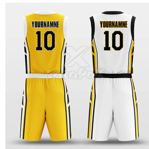 Professional Basketball Reversible Uniform Sports Wear for Men Featuring Stylish Design and Comfortable Fit Training Polyester - Product Image 2