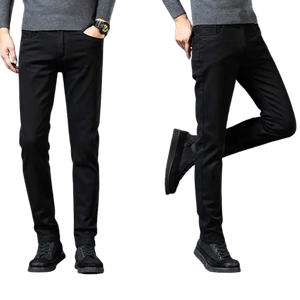 Nuevos Jeans de Mezclilla Personalizados de Moda, Calidad Premium, 100% Algodón, Corte Recto, Transpirables y de Secado Rápido para Hombre - Product Image 5