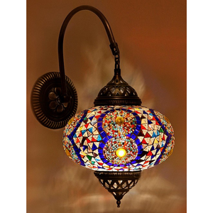 À l'origine bricolage fabriqué à la main à partir de Turquie, applique murale traditionnelle turque NO5 mosaïque bras de canne à pêche produit de haute qualité - Product Image 1