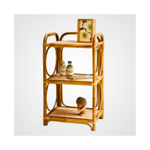 หวายโต๊ะข้างเตียงรถเข็นบาร์หัตถกรรมตกแต่งบ้านสีตามสั่งผลิตในเวียดนาม - Product Image 3