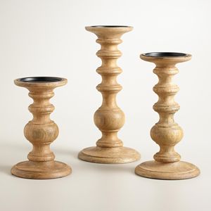 Bougeoir en bois fait à la main, porte-bougie en bois de forme personnalisée, porte-bougie de taille ou de forme personnalisée fabriqué en inde - Product Image 3