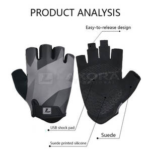 <b>Light</b> Weight Best Selling Cycling Gloves Pakistan Made Cycling Gloves New Style Cycling Gloves - Product Image 2