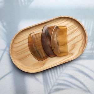 Customized Eco-Friendly Natural Buffalo Horn Comb for <b>Hair</b> Styling and <b>Massage</b> Handmade High Quality - Product Image 1
