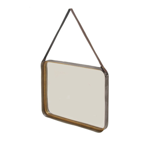 Modern Home Decorative Wall Mounted <b>Metal</b> Mirror Customizable OEM Round Glass Design Wall Decoration From India - Product Image 2