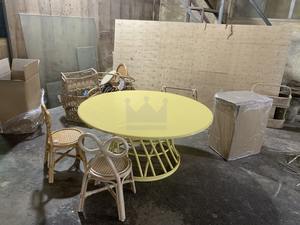 Chaise de table en rotin écologique pour meubles d'enfant tendance à la mode 100% matériau naturel Style OEM Caractéristique de conception - Product Image 3