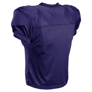 Ensembles de maillots de football américain personnalisés, tissu en maille 100% polyester respirant de qualité supérieure, options de tailles plus grandes, manches courtes confortables - Product Image 4
