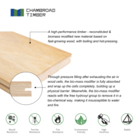 Tarima de Madera Natural de Alta Calidad para Exteriores, Venta al por Mayor de Fábrica para Terraza, Patio y Balcón